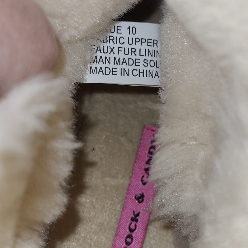Women's Rock and Candy Embroidered Fur Lined Boots - Picture 9 of 10